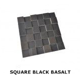 Square Black Basalt