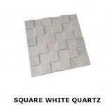 Square White Quartz
